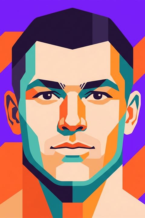 Стилизованный портрет: Давид Ригерт