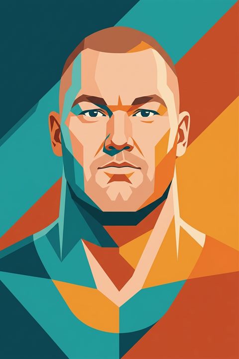 Стилизованный портрет: Хафтор Юлиус Бьёрнссон