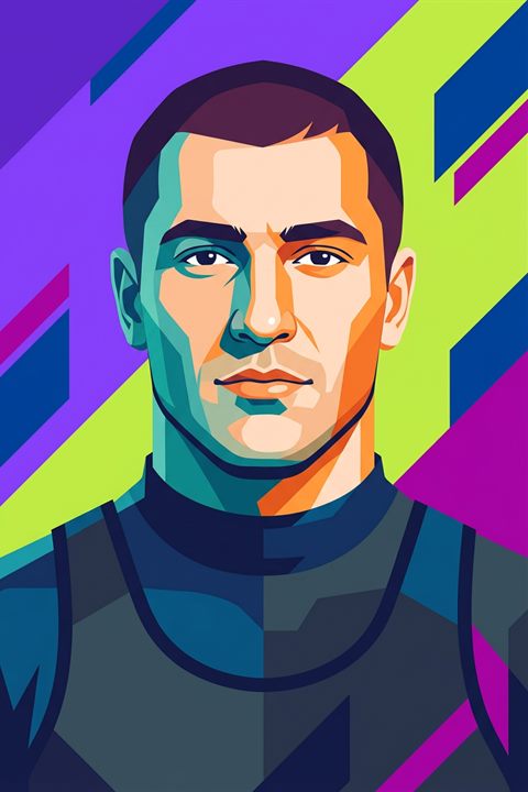 Стилизованный портрет: Ибрагим Ибрагимов