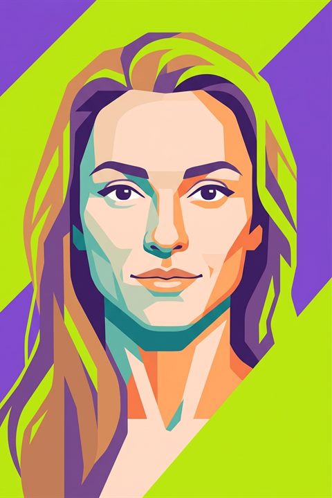 Стилизованный портрет: Оксана Гришина