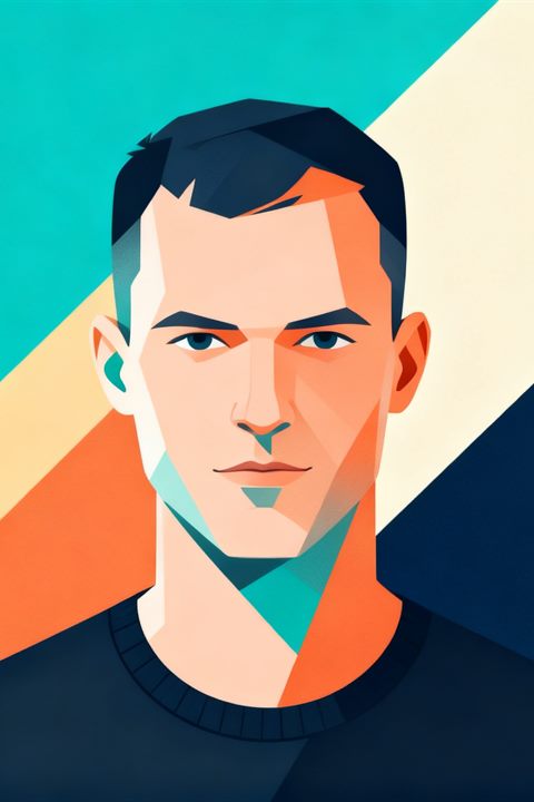 Стилизованный портрет: Олег Дьячков