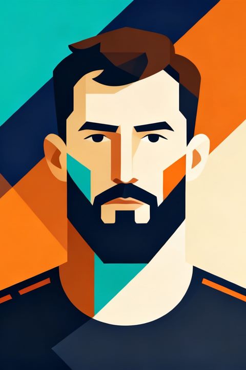 Стилизованный портрет: Виталий Лалетин