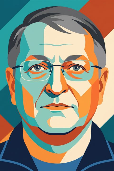 Стилизованный портрет: Вячеслав Клоков
