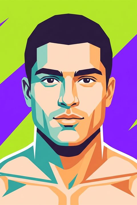 Стилизованный портрет: Азиз Шавершян (Zyzz)